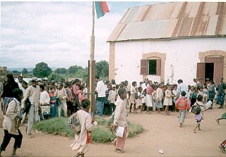 Malagasy children receive Books of Hope